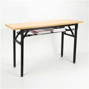 1.2m/1.4m/1.6m/1.8m folding popular training desk China supplier wholesale MDF office desk design for meeting room