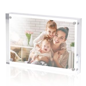 <b>4x4</b>" square Acrylic Magnetic Picture Photo <b>Frame</b> - Product Image 5
