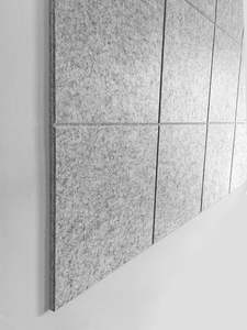 Carreaux muraux en feutre PET avec onglets adhésifs sûrs, 12 pièces, grand panneau de liège alternatif pour les murs de bureau et d'école - Product Image 5