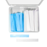 Ruban en papier coloré mixte pour rehaussement de cils, compensateur de teinture et de permanente, bande de couverture 1000 pièces
