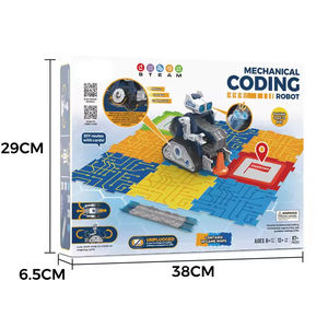 87 pièces de jouets de construction mécanique robotique Steam pour enfants, expérience scientifique intelligente à faire soi-même, programmation, carte routière, engrenage, science, ingénierie - Product Image 6