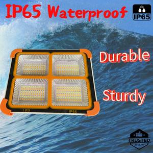 Lampada <span class=keywords><strong>Solare</strong></span> LED Ricaricabile Portatile 100W IP66 Design Sospeso per Illuminazione da Campeggio Esterna Luce di Emergenza LED <span class=keywords><strong>Corpo</strong></span> in ABS - Product Image 4