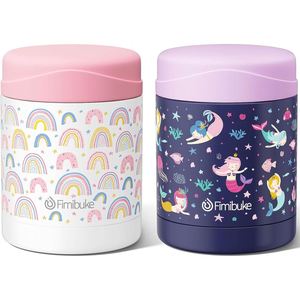 Thermos isotherme personnalisé en acier inoxydable pour collations chaudes, déjeuner pour tout-petits, motif dessin animé, grande capacité 850/1050 ml, maintien thermique des aliments 12-24 heures - Product Image 1