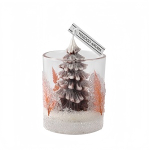 Velas Aromáticas Artesanais de Longa Duração para Natal e Halloween, com Óleo Essencial em Pote de Vidro sem Fumaça, para Aromaterapia - Product Image 5
