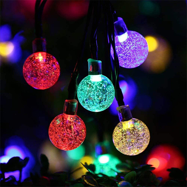 New Design Architectural Decoration Intelligent Control 30 Lamps Solar Led String Light