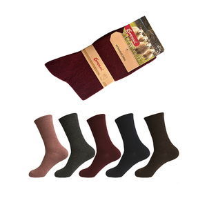 Stile Casual personalizzato alla moda tinta unita per le donne calze di lana spessa a metà polpaccio per la stagione invernale - Product Image 1