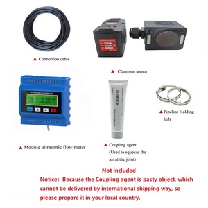 Débitmètre ultrasonique numérique modulaire à pince TUF-2000M avec transducteurs TS-2-H, TM-1-H, TL-1-H, plage 0~160, DN15-6000mm, pour huile, eau, chaleur, OEM - Product Image 6