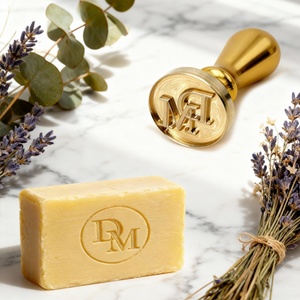 OEM Custom Brass Soap Logo Embossing Die - Direct Supplier for Soap Branding <b>Stamps</b> - Product Image 3