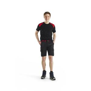 BLAKLADER - 144618329956C52 Industry <b>shorts</b> <b>stretch</b> Black/Red - EAN 7330509758564 <b>WORK</b> TROUSERS <b>WORK</b> <b>SHORTS</b> - Product Image 3