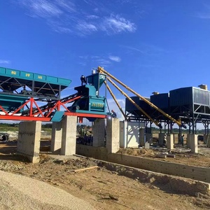 Vollautomatische Tragbare 35 M³/h Kleine Mobile Betonmischanlage, Transportbeton-Mischanlage - Product Image 3