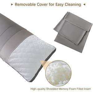 Ergonomische <span class=keywords><strong>Gel</strong></span> Versnipperd Traagschuim Kussen Koeling Grote Lange Comfortabele Pluizige Body Side Slaap Bed Knuffel Kussen Voor Volwassenen Lichaam - Product Image 3