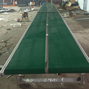 Restoran gıda deposu depo endüstrilerinde yatay konveyör hatları için otomatik montaj konveyör bant gıda <span class=keywords><strong>s</strong></span>ınıfı PVC ve PU - Product Image 2