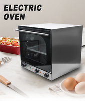 Four électrique à 4 niveaux avec supports indépendants pour la cuisson simultanée de plusieurs aliments, équipement de boulangerie pour réduire les coûts d'approvisionnement, four de boulangerie OEM