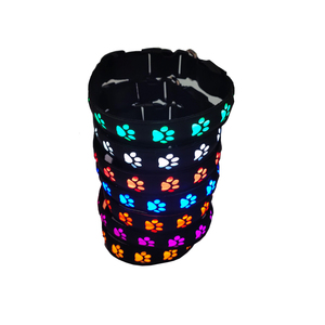 Collar Luminoso LED para Mascotas, Recargable por USB, de PVC, con Iluminación RGB Única, Patrón 3D, Cintas de Alta Visibilidad, Ajustable, Brillo Nocturno - Product Image 1