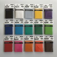 Protège-cartes sportifs en plastique PP FX 50ct 66x91mm, haute résistance, multicolores, logo personnalisé, finition mate premium, épaisseur 0,1 mm