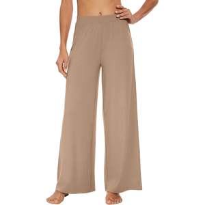 Pantalons Palazzo à Jambes Larges pour Femmes en Vente en Gros, Viscose Bambou, Pantalons de Yoga, Tailles S-XXL - Product Image 1