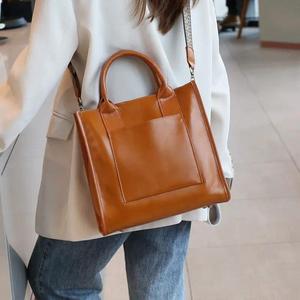 Sacs à main AndoBag pour femmes, sac fourre-tout en cuir de vache véritable, sac à bandoulière de grande capacité, sac à main tendance, 2330 - Product Image 2