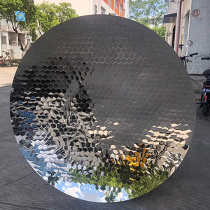 Escultura Metálica de Pared Ligera Plateada, Diseño Personalizado de Fábrica, Arte Abstracto Moderno en 3D, Decoración para Diseñadores de Interiores - Product Image 4