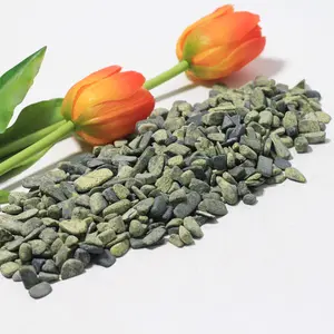 Vendita all'ingrosso pietre curative naturali gemme Serpentine trucioli di cristallo ghiaie per la decorazione Fengshui