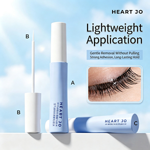 Colle à cils liquide HEART JO en gros – Fixation longue durée, douce pour la peau, application facile, séchage rapide - Product Image 4