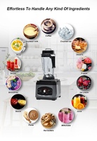Multifunctionele 2.5L Smoothie Industriële Zware Duty1680W Blender Machine Commerciële Blender Voor Restaurant
