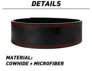 Cintura di sollevamento di potere pesante in pelle di vacchetta e microfibra materiale in pelle di sollevamento pesi da palestra per stacchi squat supporto per la schiena - Product Image 6