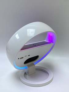 G आकार समतल करने वाले स्पीकर एफएम रेडियो स्पीकर यूएसबी एमपी 3 प्लेयर अलार्म लौ के साथ प्रकाश कंप्यूटर स्पीकर जी 5 के लिए - Product Image 4