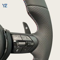 Volante Deportivo en Forma de D, Completamente en Cuero, para BMW F30 F10 F11 F18 F20 F21 F22 F45 F31 F35 E70 E71 E90 E91 E92 X1 X2 X3 X4
