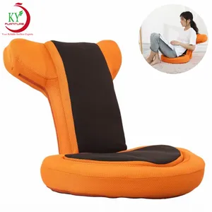 JKY Furniture Floor Recliner Chair for Adults Kids Chaise Lounges Home Lazy Tatami Chair Breathable Back Adjustable Folding