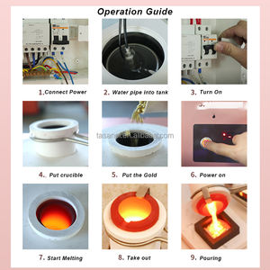 Nouveautés TASANOL 220v <span class=keywords><strong>1600</strong></span> degrés 2kg machine de fusion par induction d'or mini machine de coulée par induction - Product Image 3