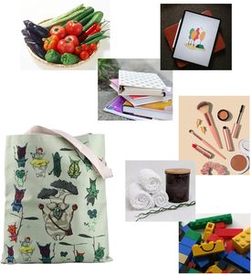 Sac fourre-tout réutilisable en toile BAUNA, personnages de la légende de Zelda Korok - Sac à bandoulière et à main pour papa - Product Image 3