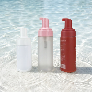 Frosted PET Plastic <b>Pump</b> <b>Bottle</b> Empty Cosmetic Packaging Featuring Screen Printing Foam <b>Bottle</b> - Product Image 1