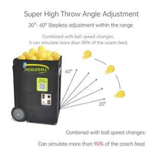 Meilleure vente Portable <span class=keywords><strong>Auto</strong></span> Pickleball servant la machine à vitesse réglable Pickleball Ball Machine pour la formation des entraîneurs de club à domicile - Product Image 4