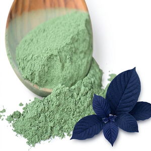 Poudre de feuille d'indigo de la meilleure qualité pour la couleur des cheveux ingrédient à base de plantes nourrissant d'Inde - Product Image 1