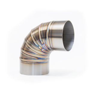 3 1/2 "Pie potong Las 304 baja tahan karat popok knalpot logam buang Lobster - Product Image 5