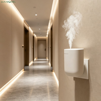 Diffuseur d'arômes sans eau LUXAROMES A323 pour salle de réunion, espace de coworking, diffuseur d'arômes sans fil, nébuliseur à double fluide, CE