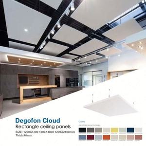 Dalles acoustiques suspendues en fibre de verre <span class=keywords><strong>pour</strong></span> plafond, style simple, <span class=keywords><strong>pour</strong></span> <span class=keywords><strong>studio</strong></span> - Product Image 2