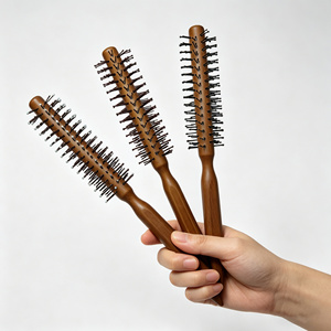 Peigne à cheveux en bois naturel certifié EPR, écologique et durable, antistatique, pour massage du cuir chevelu, prix <span class=keywords><strong>de</strong></span> gros, pour usage en <span class=keywords><strong>salon</strong></span> - Product Image 2