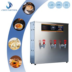 Trois robinets <span class=keywords><strong>d</strong></span>'eau chaude, capacité 35L, <span class=keywords><strong>d</strong></span>ébit 85L/H, distributeur sur pied/mural - Idéal pour les espaces publics et les entreprises - Product Image 3