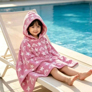 Serviettes <span class=keywords><strong>Poncho</strong></span> pour Enfants en Coton Premium 100% Personnalisables, Douces, Très Absorbantes, Coupe-Vent et Chaudes - Product Image 6