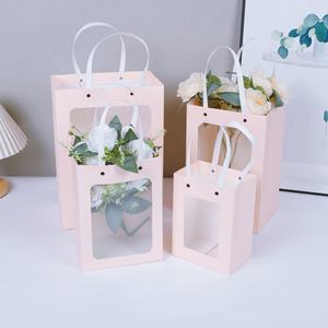 Eco-friendly Wedding Favor Bags Garland and Flower Baskets Decorate Paper Bags Multiple Size Paper Bags - Product Image 1