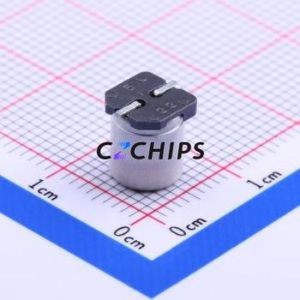 Condensador Electrolítico de Aluminio SMD EEE1VA101XP, SMD, D6.3xL7.7mm 100uF 20% 35V 132mA-120Hz - Product Image 2