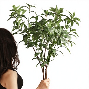 Fleur artificielle en soie Behan Mei Ma Drunk Wood, plante verte artificielle, 80 cm, décoration murale suspendue, décoration intérieure, salon, vente en gros - Product Image 1