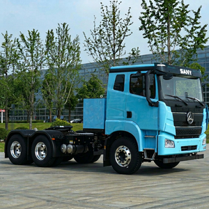 รถบรรทุกแทรกเตอร์ดีเซล Sany 6x4 รับน้ำหนักได้มากกว่า 50 ตัน เกียร์อัตโนมัติ ยูโร 5 พวงมาลัยซ้าย รถขนส่งเหมืองใหม่ - Product Image 1