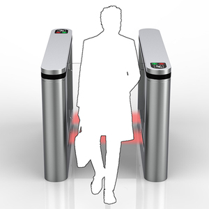 Portoni biometrici ad alta velocità della barriera della falda di velocità dell'oscillazione 304 acciaio inossidabile con il tornello RFID per i club della palestra - Product Image 1