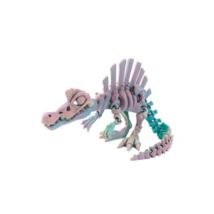 Modèle de squelette de dinosaure Spinosaurus articulé, imprimé en 3D, avec articulations mobiles, figurine d'action, décoration de bureau, cadeau de collection pour enfants - Product Image 1