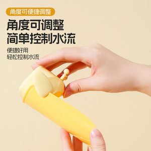 Little Bee Faucet Extender Yellow PVC Anti Splash Child Handwashing Water Pipe Extension - Product Image 2