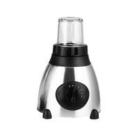 Mixeur Électrique 2-en-1 sur Batterie avec Bol en Acier Inoxydable, Nettoyage en un Clic, 800W, 5 Vitesses, pour Smoothies