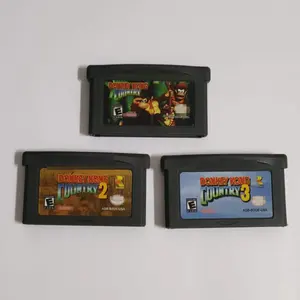 Thẻ trò chơi video Retro lừa Kong Country 2 3 trò chơi Cartridge cho GBA cho Gameboy trước SP trò chơi - Product Image 1
