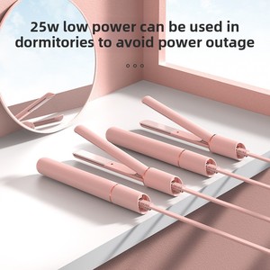 Cross-Border E-Commerce <strong>Mini</strong> Electric <strong>Hair</strong> <strong>Straightener</strong> for Women Dual-Purpose Straight Curl Plate Clip for Straightening - Product Image 2